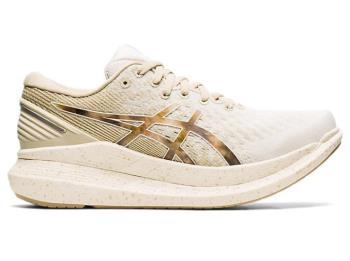 Asics Dam Löparskor GLIDERIDE 2 Beige/Khaki